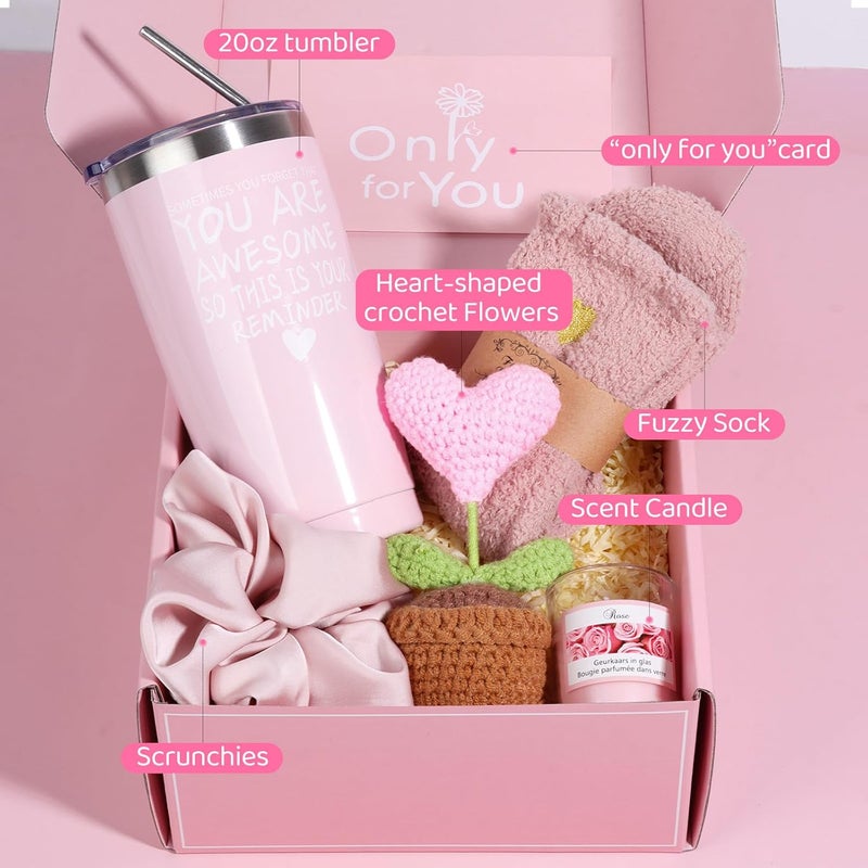 PANYUXUT Gift Baskets for Women, Gift for Birthday, Christmas, Mother's Day, Valentine's Day, Get Well Gifts for Women, Teen girl,Siter, best friend, her, wife,Inspirational Gifts Set Box - Image 4
